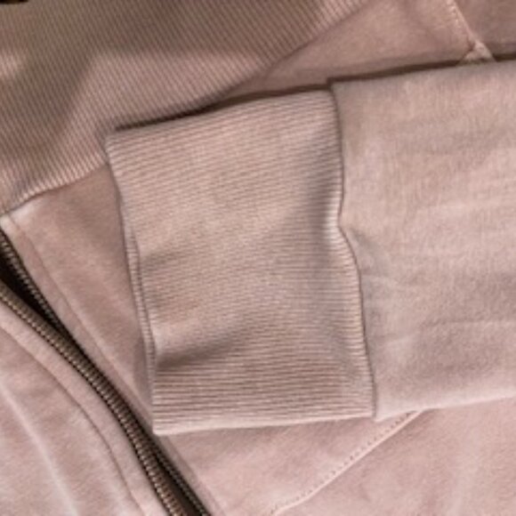 Clearout-SKIMS OUTDOOR TRACK JACKET | TAUPE zip up sz. S/M - Picture 4 of 7